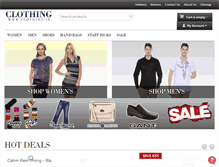 Tablet Screenshot of clothing.ie